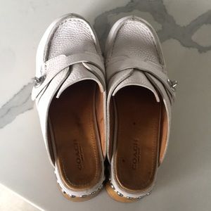 COACH Turnlock Mid heel clog